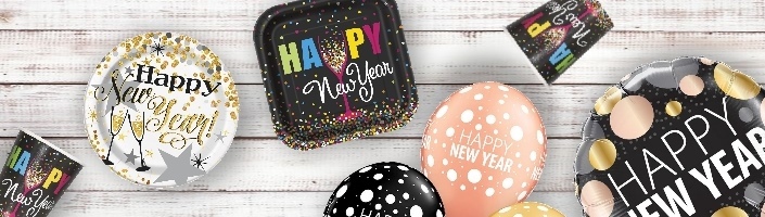 New Year's Eve Themed Party Supplies & Packs | Party Save Smile